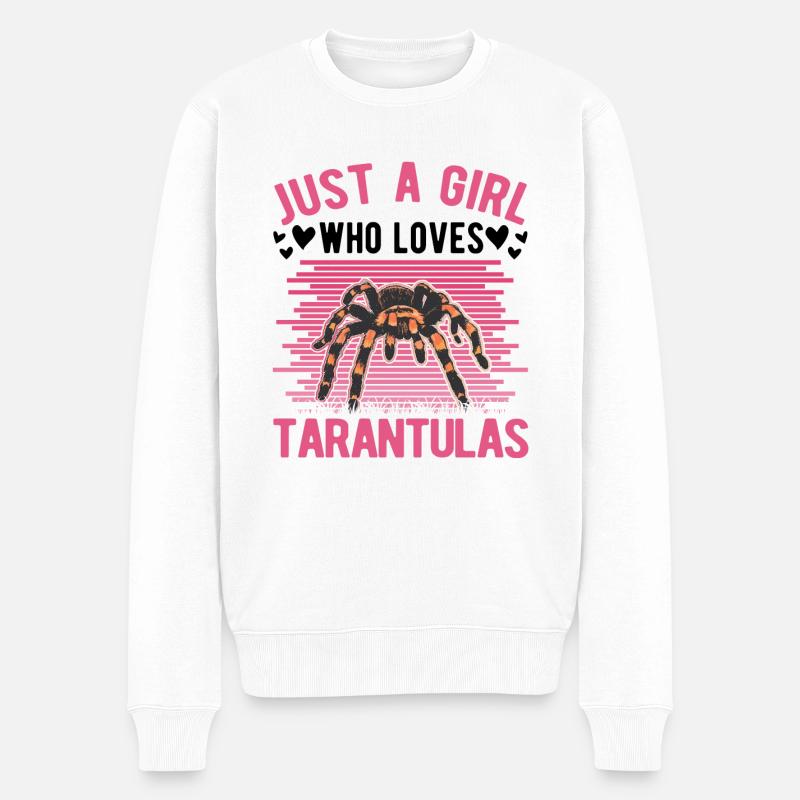 Tarantel Mädchen Tarantula Girl - Pull Premium bio Homme - blanc