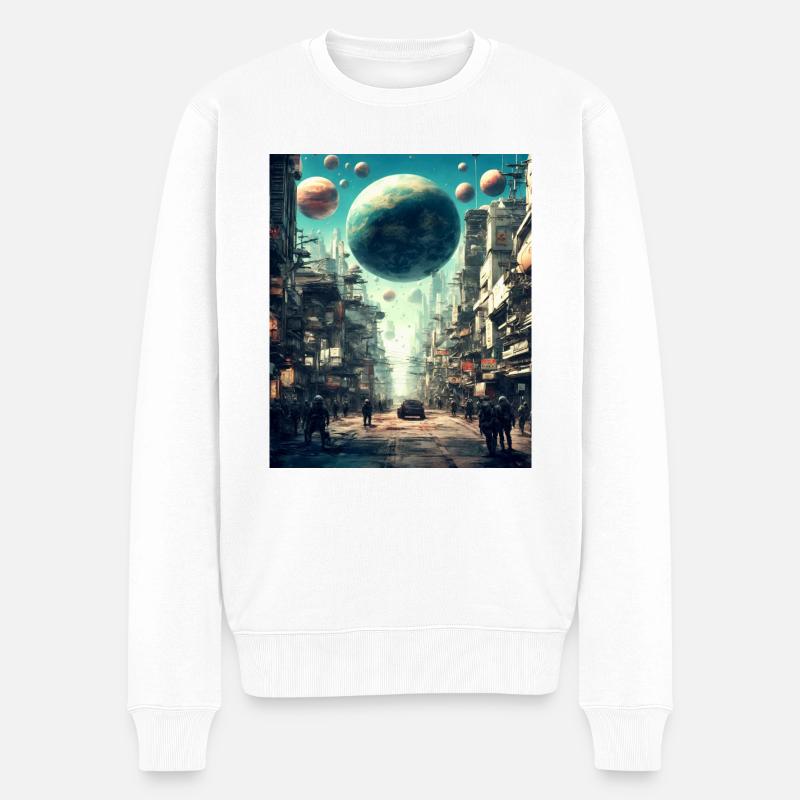 Astronomie - Pull Premium bio Homme - blanc