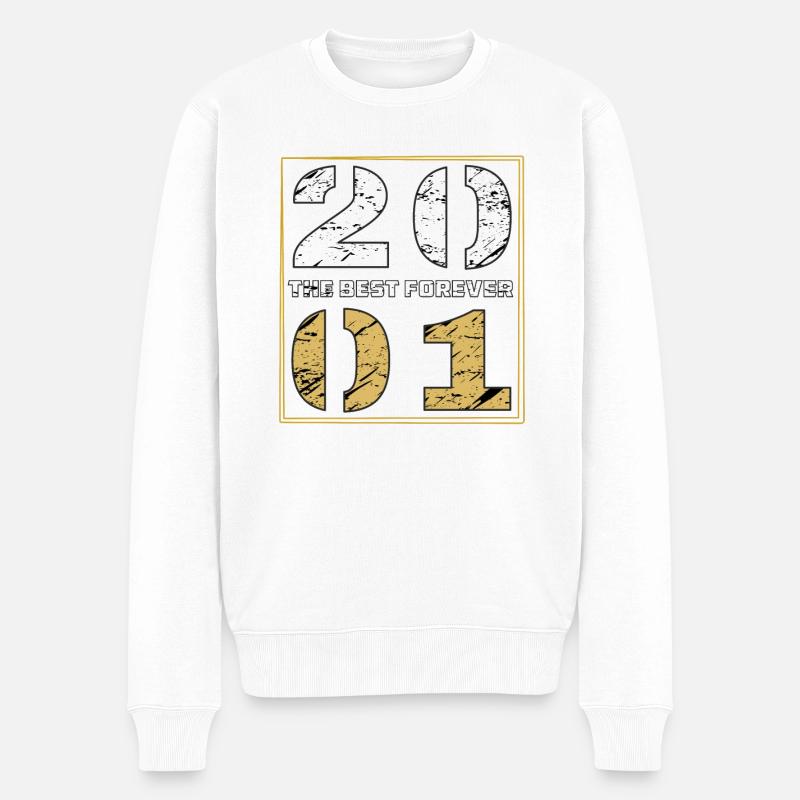 LE MEILLEUR FOREVER 2001 - Pull Premium bio Homme - blanc