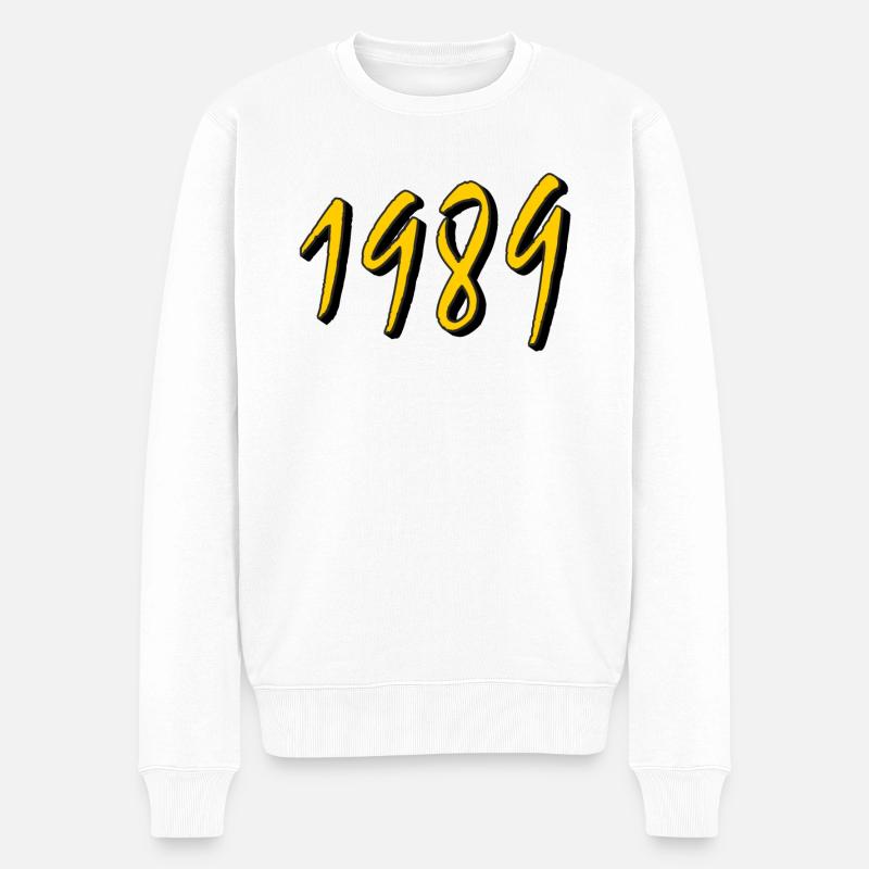ANNÉE D’ANNIVERSAIRE 1989 - Pull Premium bio Homme - blanc