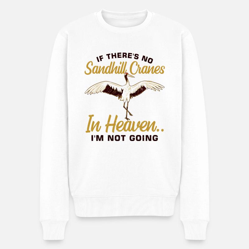 Wading Bird Watching Bird Watcher - Pull Premium bio Homme - blanc
