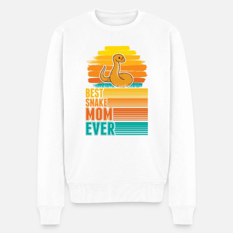 Meilleure maman serpents - Pull Premium bio Homme - blanc