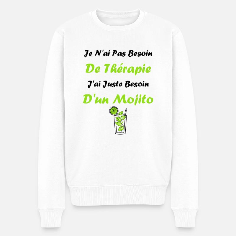 Thérapie mojito - Pull Premium bio Homme - blanc