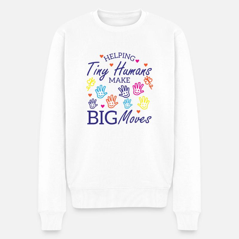 Ergothérapeute Ergothérapie Tiny Humans OT - Pull Premium bio Homme - blanc