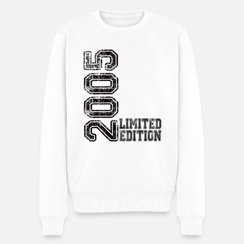 Limited Edition 2005 - Männer Premium Bio Pullover - Weiß