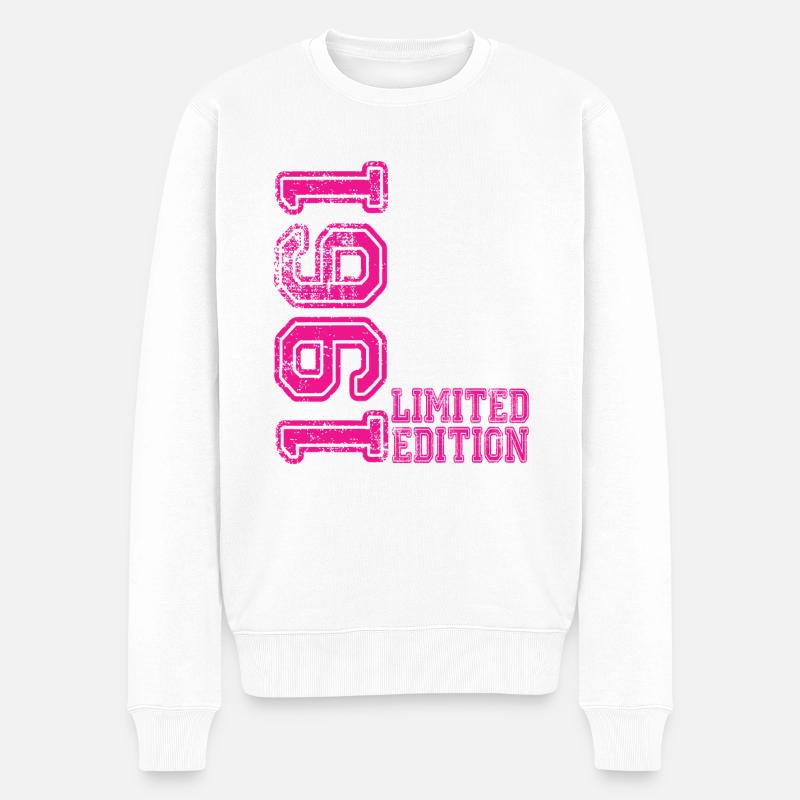 Limited Edition 1961 - Männer Premium Bio Pullover - Weiß