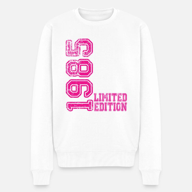 Édition limitée 1985 - Pull Premium bio Homme - blanc