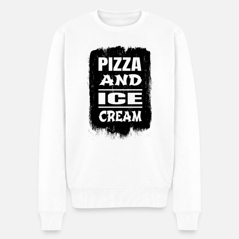 La Saint-Valentin chien amant cadeau idée citation heureuse - Pull Premium bio Homme - blanc