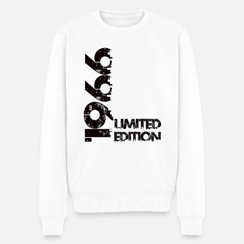 Limited Edition 1966 - Männer Premium Bio Pullover - Weiß