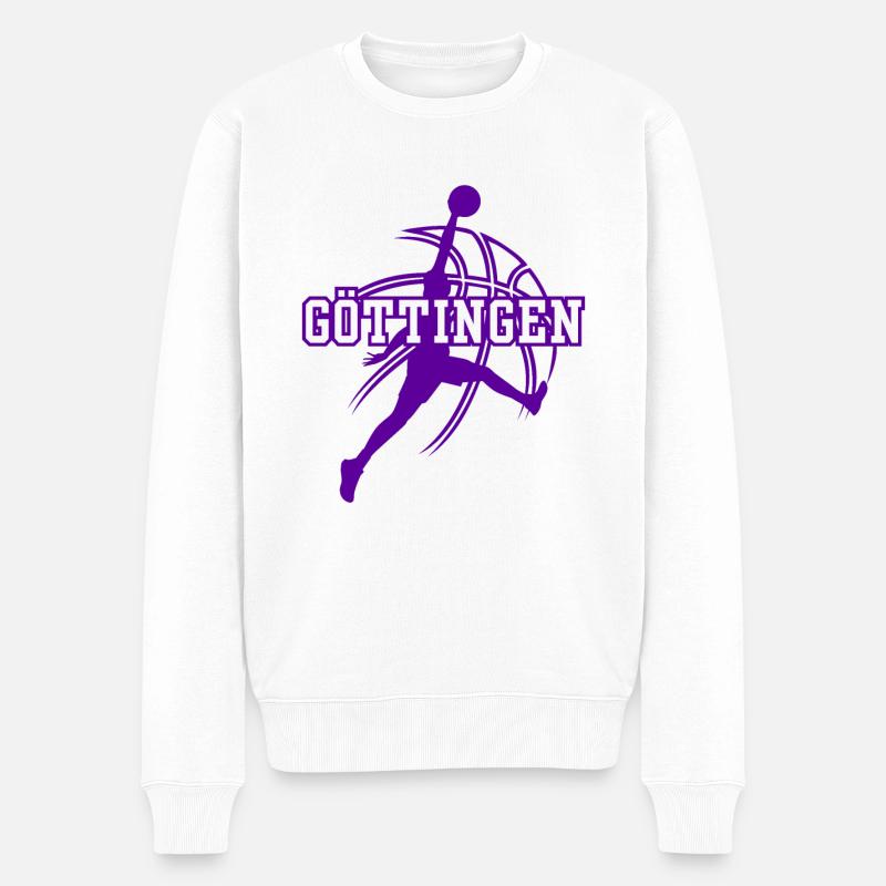 Göttingen, ma ville ! - Pull Premium bio Homme - blanc