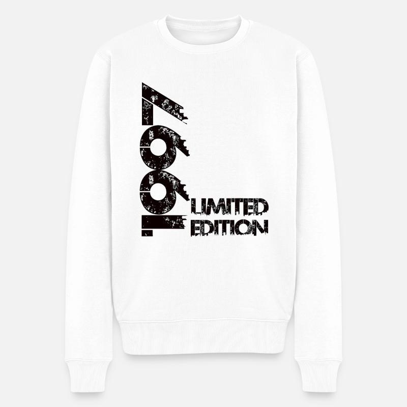 Limited Edition 1997 - Männer Premium Bio Pullover - Weiß