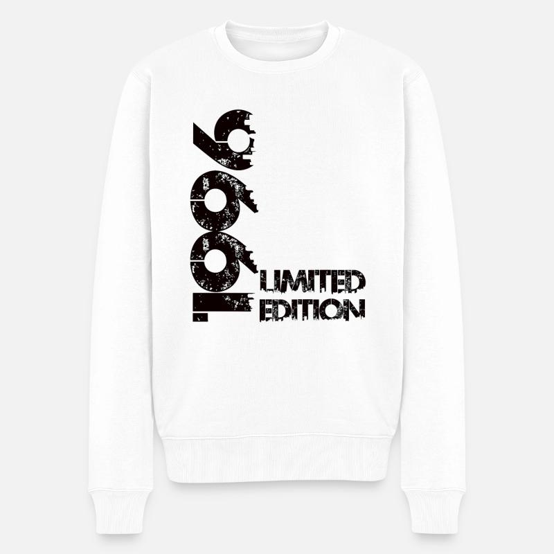 Limited Edition 1996 - Männer Premium Bio Pullover - Weiß
