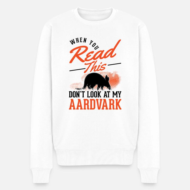 Aardvark Cadeau Aardvark - Pull Premium bio Homme - blanc