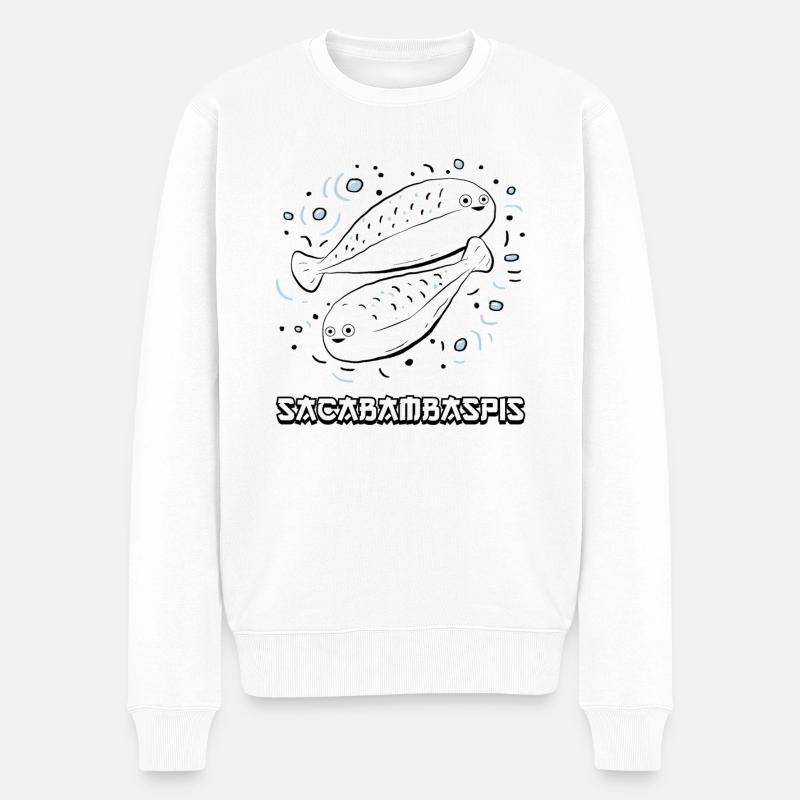 Poisson Meme Couple - Pull Premium bio Homme - blanc