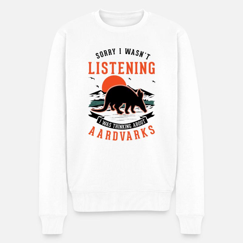 Aardvark Cadeau Aardvark - Pull Premium bio Homme - blanc