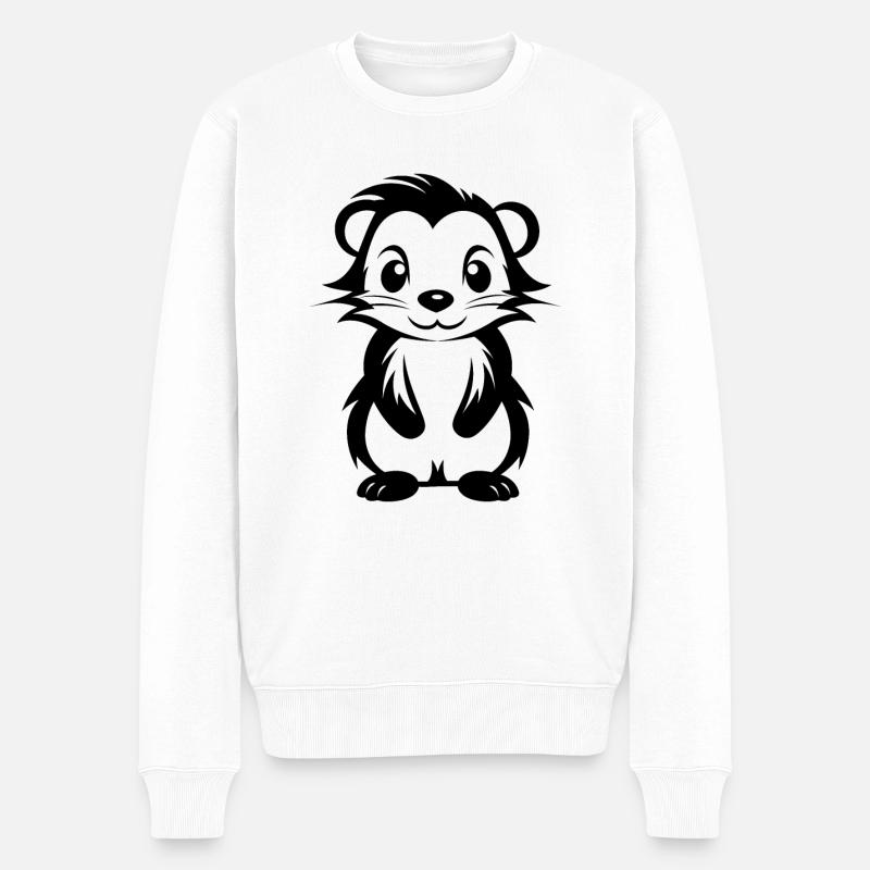 Mouffette - Pull Premium bio Homme - blanc