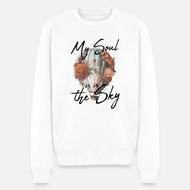 Ballon - Pull Premium bio Homme - blanc