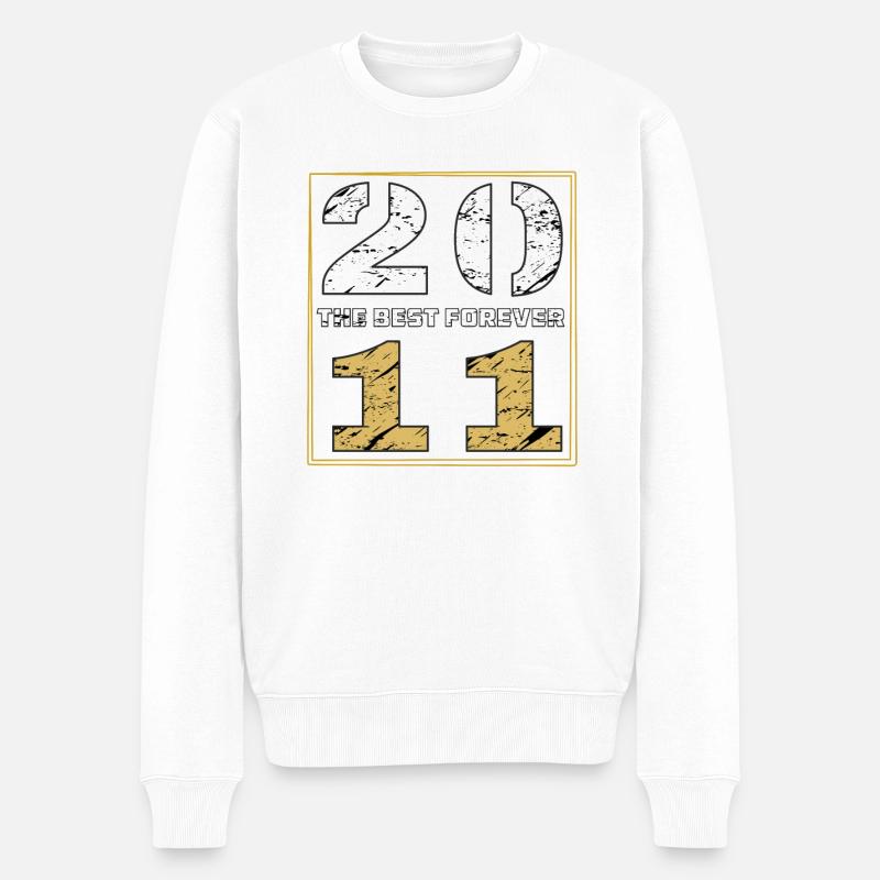 LE MEILLEUR POUR TOUJOURS 2011 - Pull Premium bio Homme - blanc