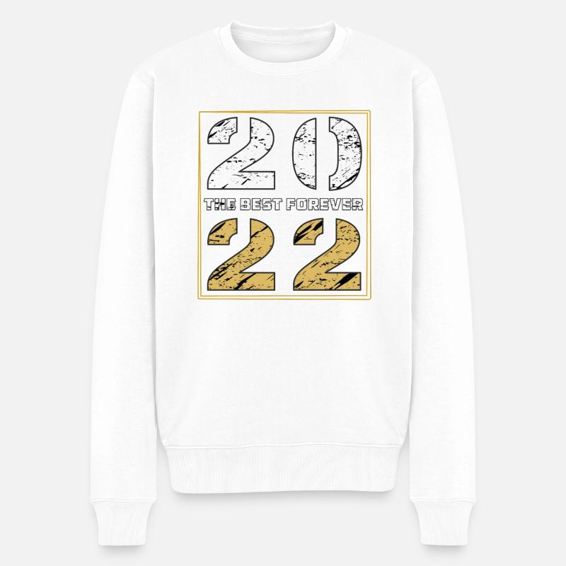 LE MEILLEUR POUR TOUJOURS 2022 - Pull Premium bio Homme - blanc