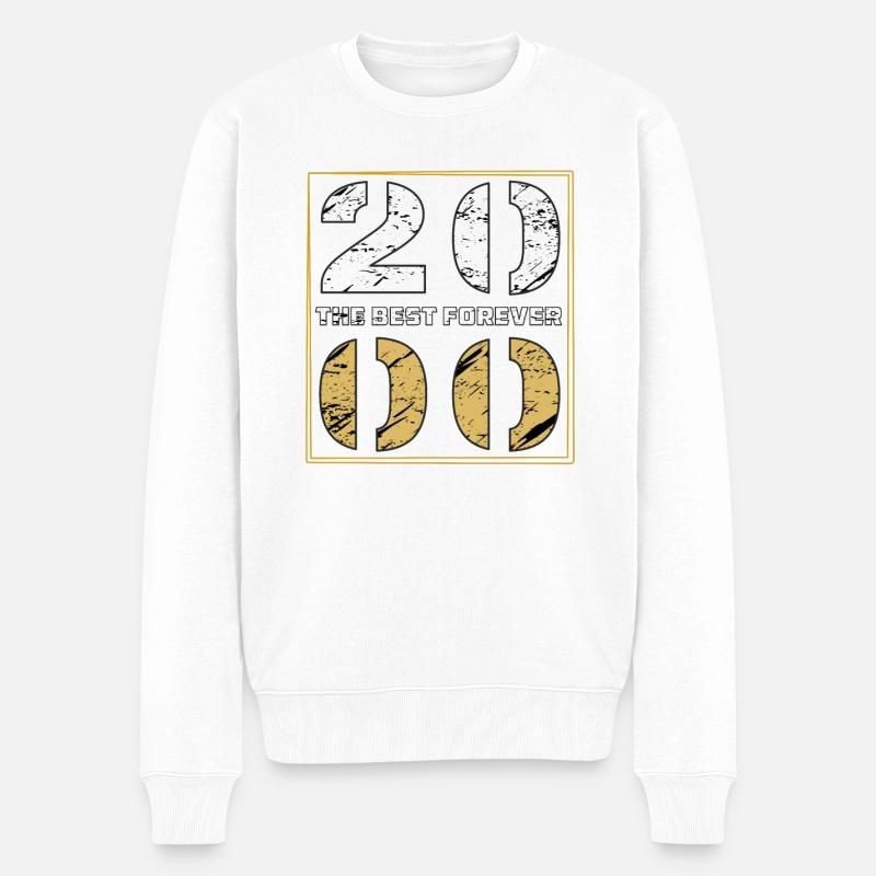 LE MEILLEUR FOREVER 2000 - Pull Premium bio Homme - blanc