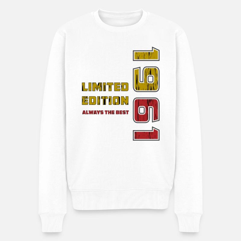 ANNÉE 1961 - Pull Premium bio Homme - blanc