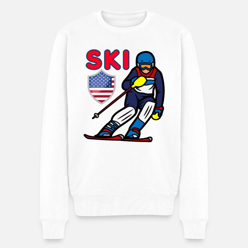 Ski - Pull Premium bio Homme - blanc