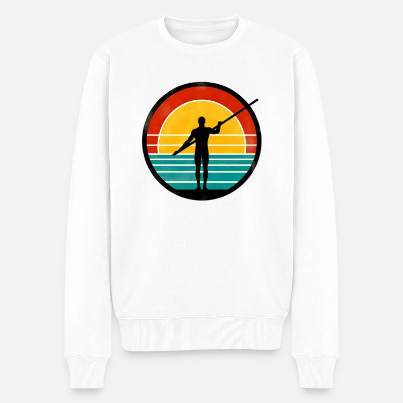 Saut à la perche - Pull Premium bio Homme - blanc