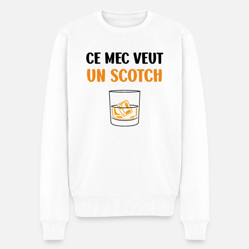 Scotch - Pull Premium bio Homme - blanc