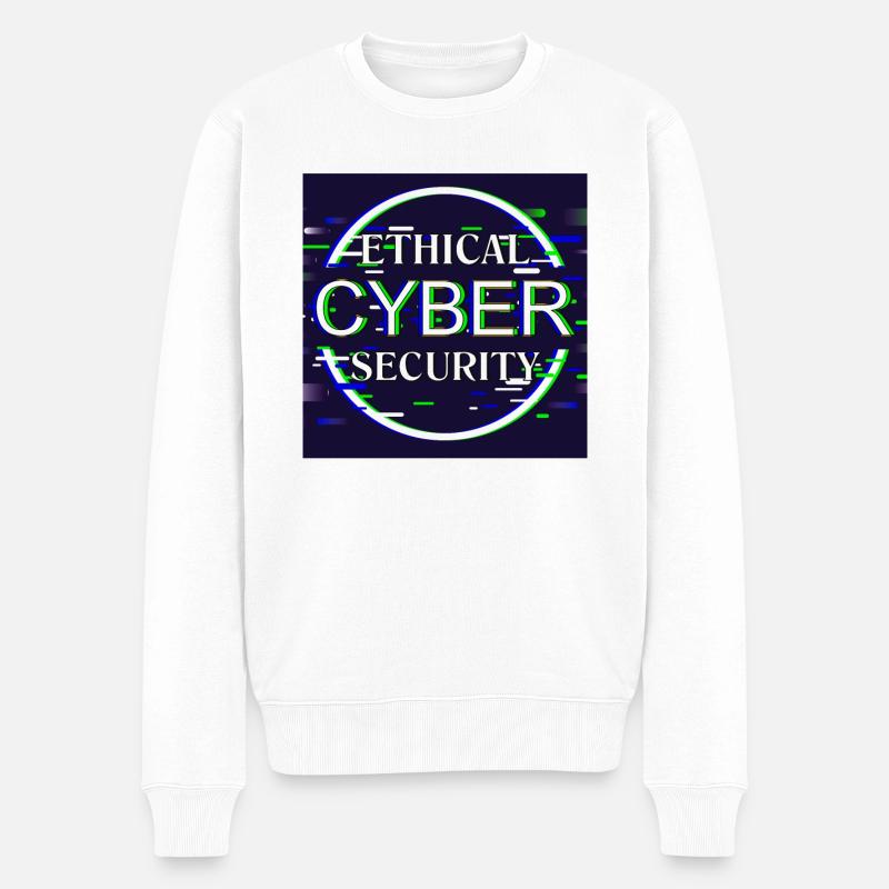 Cybersécurité éthique - Pull Premium bio Homme - blanc