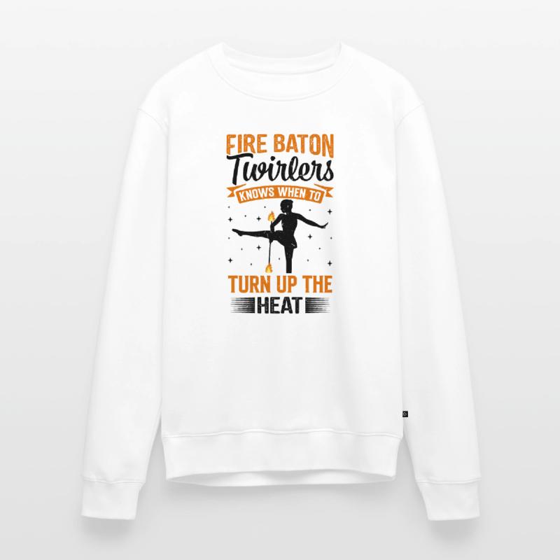 Fire Baton Fire Dance Fire Dancer Fire Dancer Men's Premium Organic Jumper