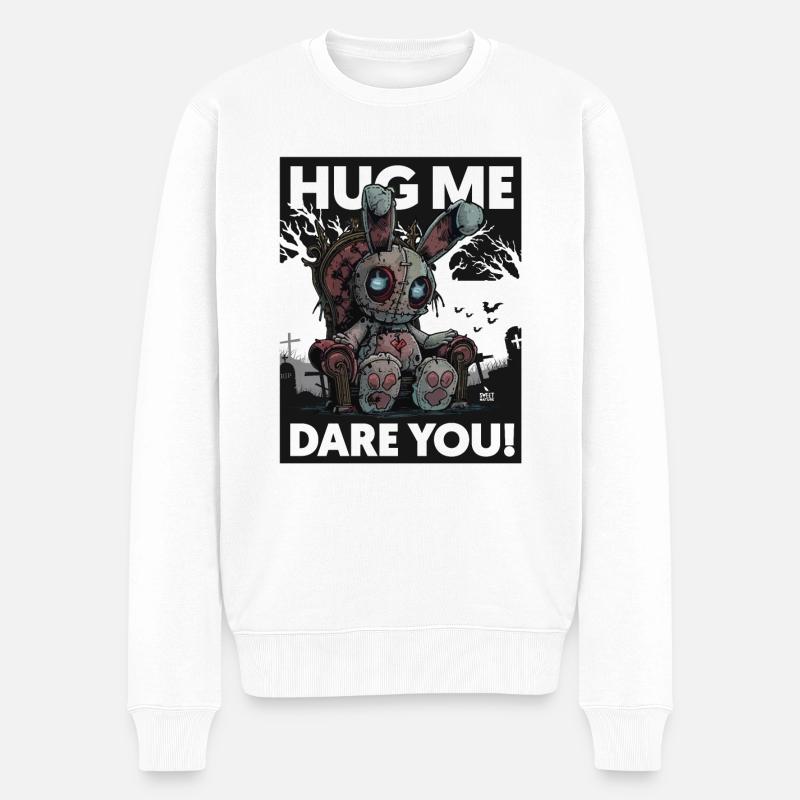 I HATE Easter 2! - Men's Premium Organic Jumper - white