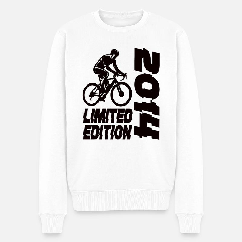Vélo en édition limitée 2014 - Pull Premium bio Homme - blanc