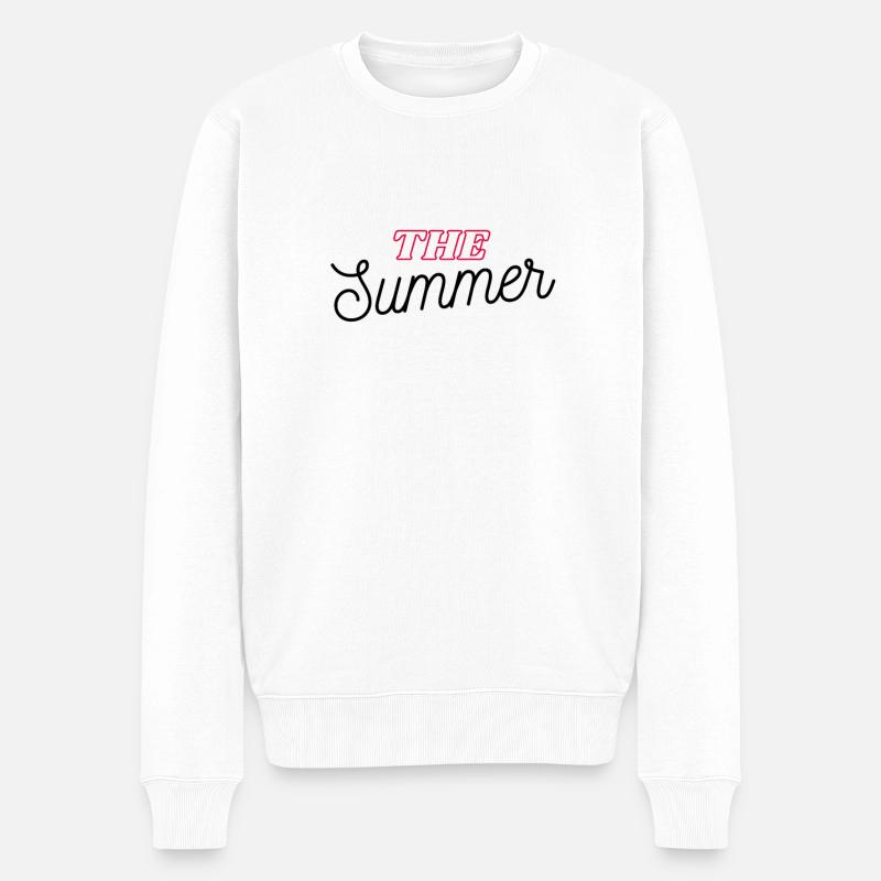 Été été - Pull Premium bio Homme - blanc
