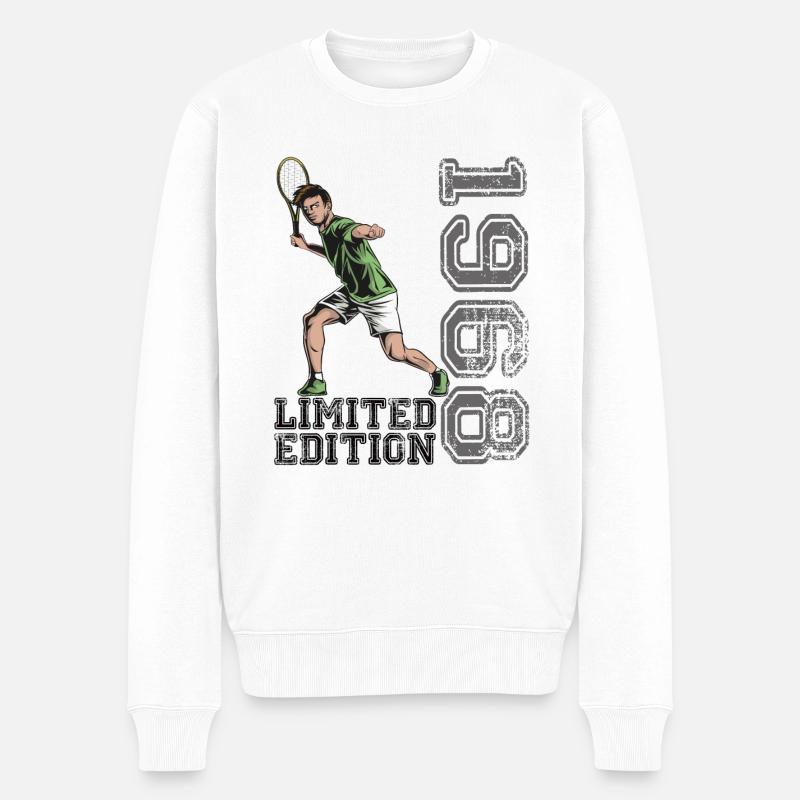 Edition Limitée 1968 Édition Limitée Tennis - Pull Premium bio Homme - blanc