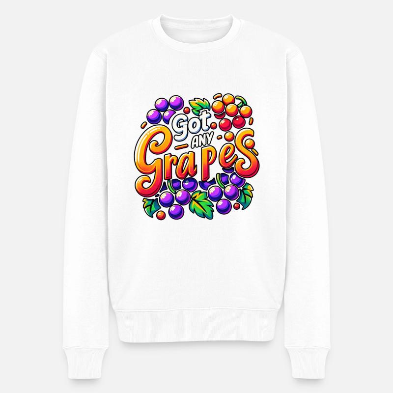 Got Any Grapes 4 - Männer Premium Bio Pullover - Weiß