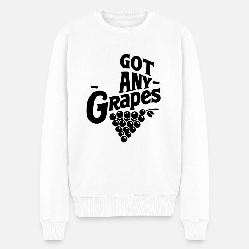 Got Any Grapes 7 - Männer Premium Bio Pullover - Weiß