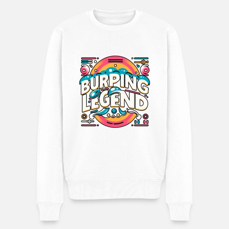 Légende du rot 14 - Pull Premium bio Homme - blanc