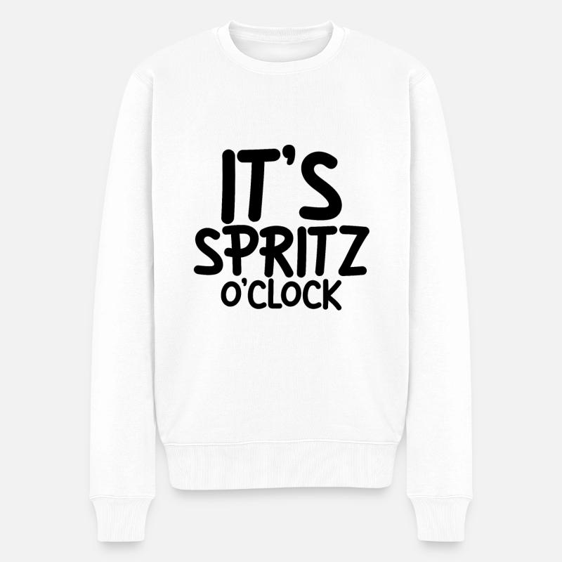 C’est Spritz O’clock 3 - Pull Premium bio Homme - blanc