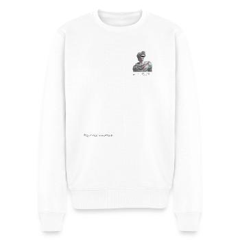 Greek Statue, Mythology, Aesthetic - Men's Premium Organic Jumper - white - Front - Thijin (182cm)