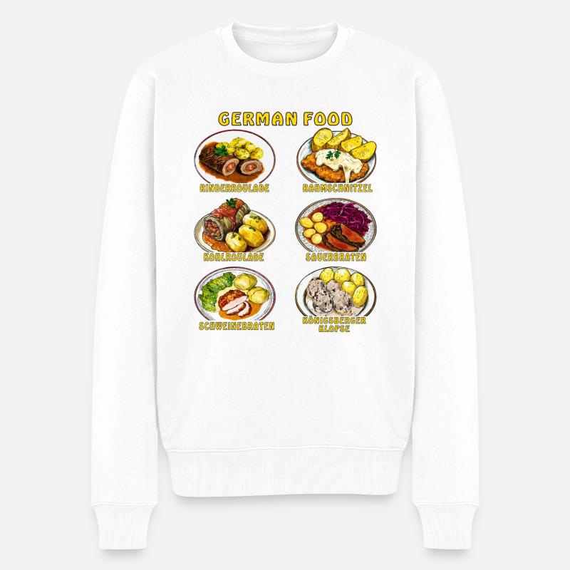 CUISINE ALLEMANDE - Pull Premium bio Homme - blanc