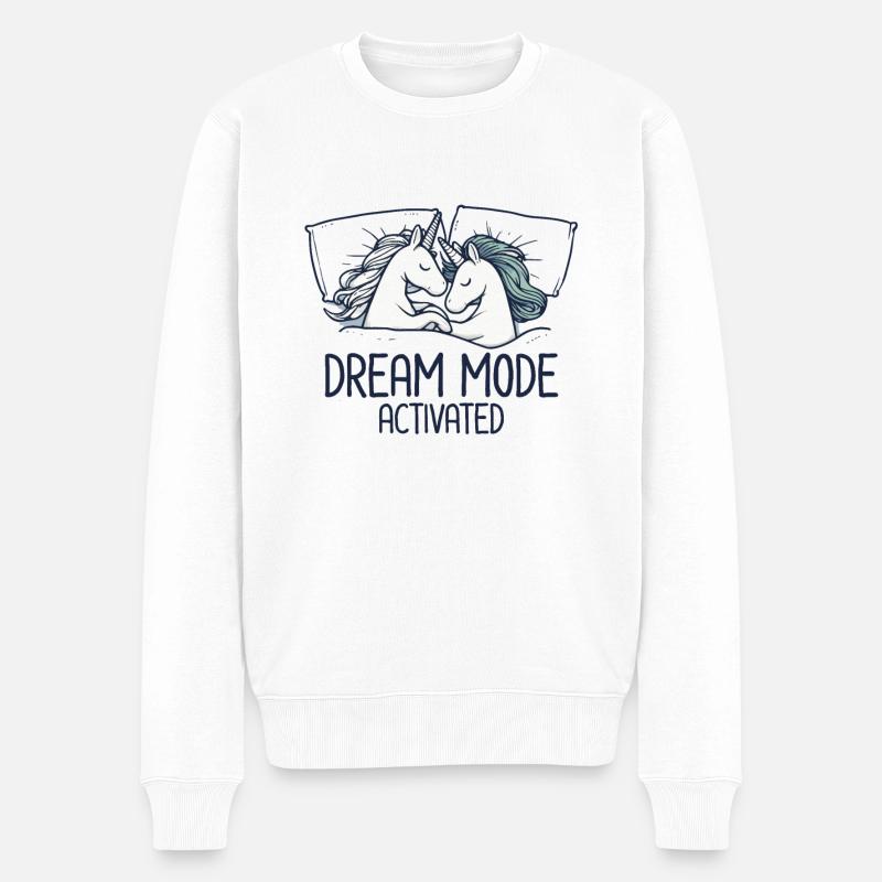 Dormeurs drôles - Pull Premium bio Homme - blanc