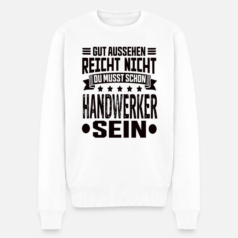 Artisan - Pull Premium bio Homme - blanc