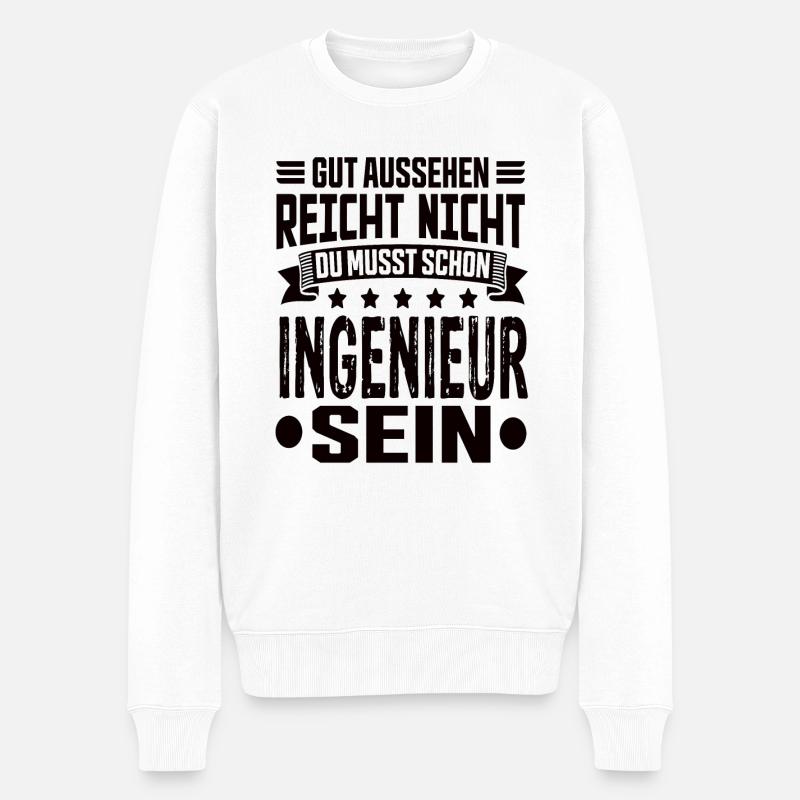 Ingénieur - Pull Premium bio Homme - blanc