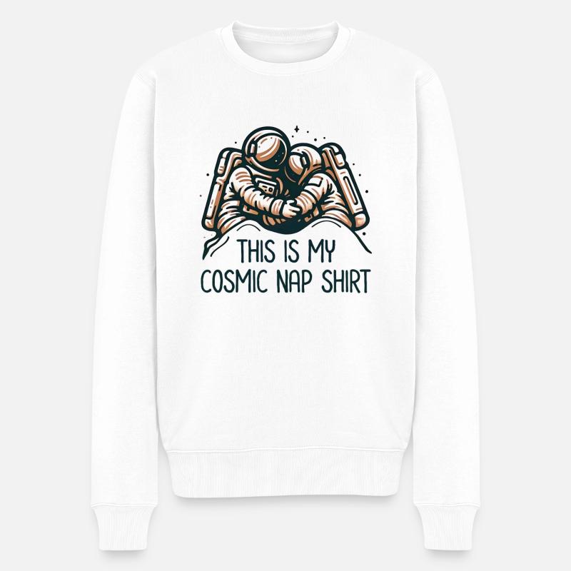 L’humour d’astronaute That’s My Cosmic - Pull Premium bio Homme - blanc