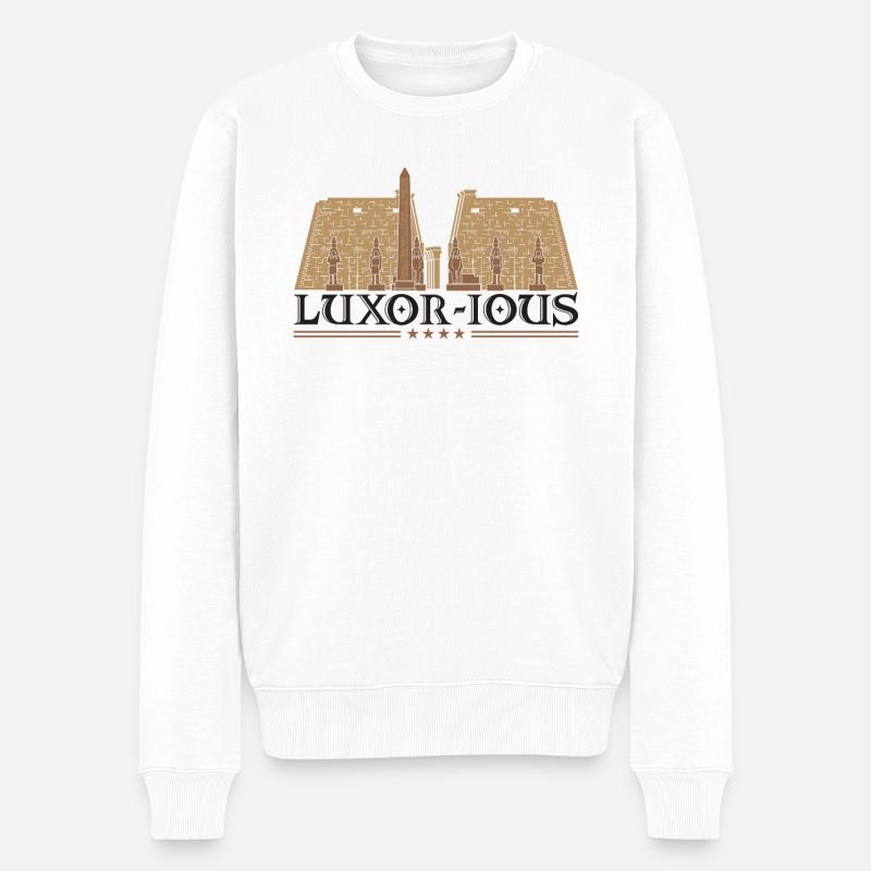 Luxor-ious - Pull Premium bio Homme - blanc