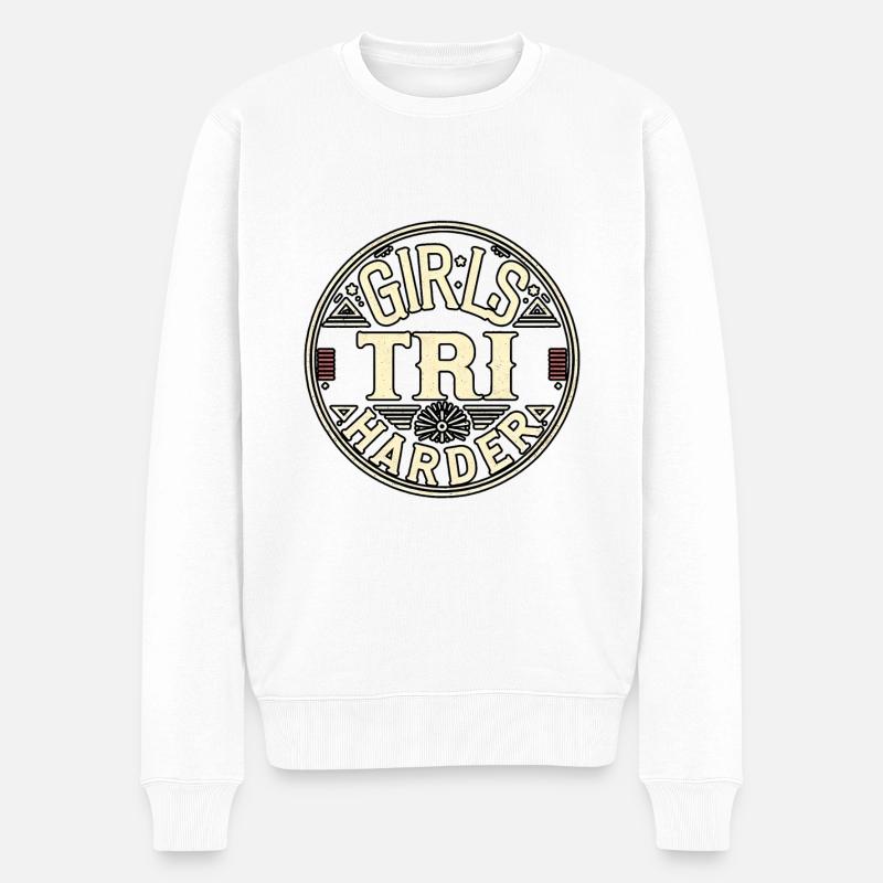 Filles Tri 12 - Pull Premium bio Homme - blanc