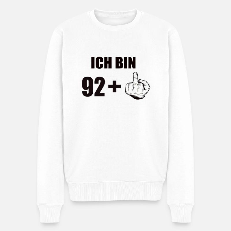 93 anniversaire - Pull Premium bio Homme - blanc