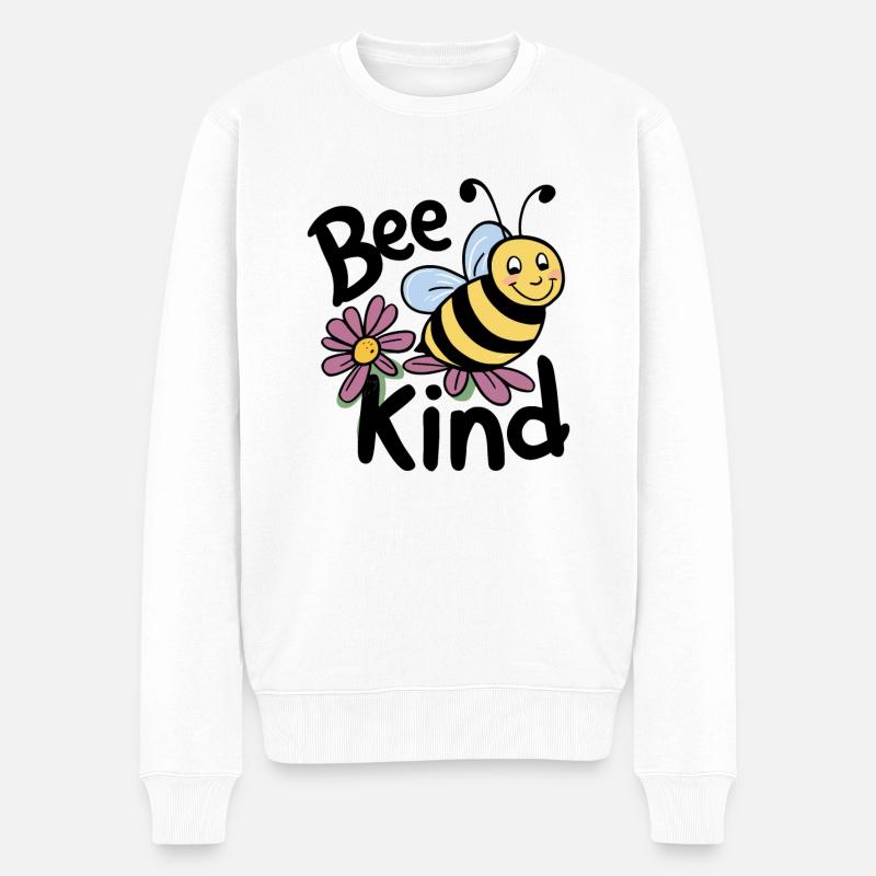 Abeille Enfant Abeille - Pull Premium bio Homme - blanc