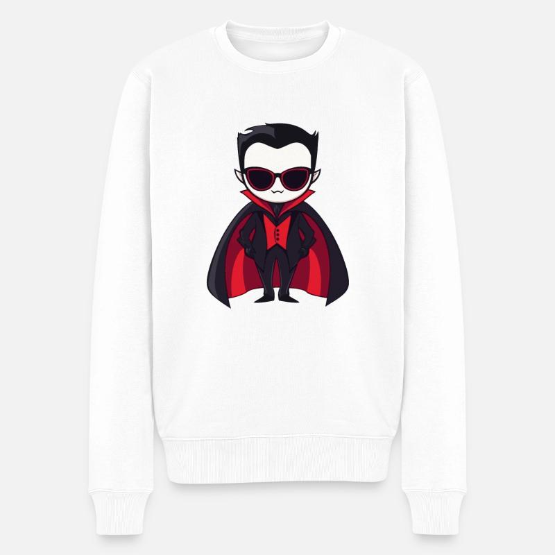 Vampire Halloween Cool - Pull Premium bio Homme - blanc