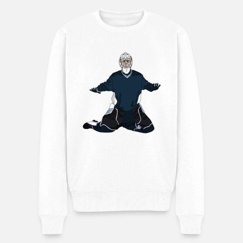 Tormann Gardien de but - Pull Premium bio Homme - blanc